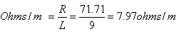 Temperatura Resistance Factor (F)